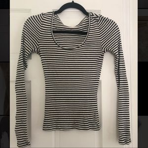 GARAGE LONG SLEEVE STRIPED SHIRT